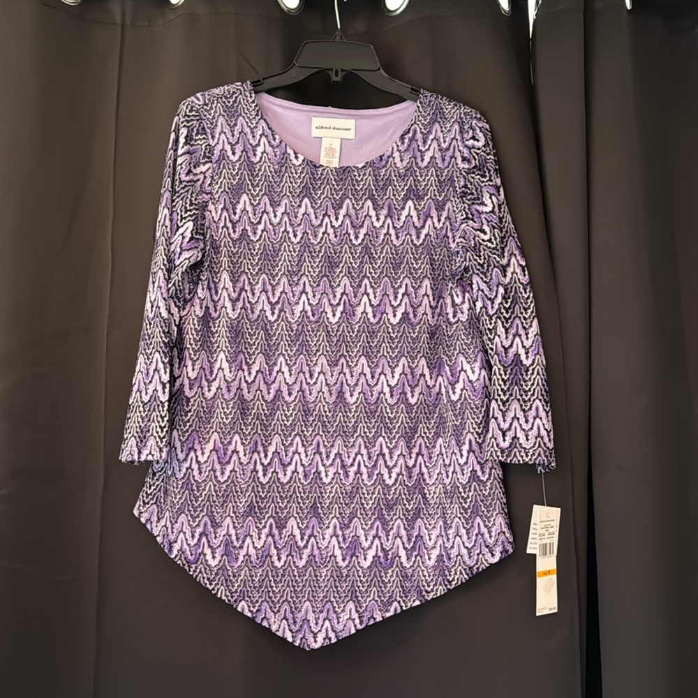 NWT Alfred dunner 3/4 top